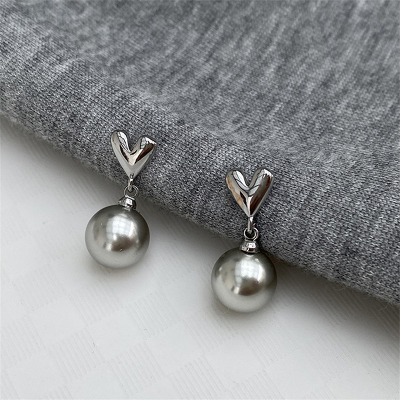 Vintage Fashion Jewelry Brands - 2023 Nieuwe Franse Elegante Grijze Parel
