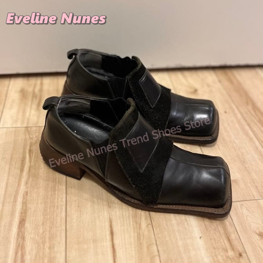 Vintage Fashion Dress - Dames Retro Vierkante Teen Mode Pumps