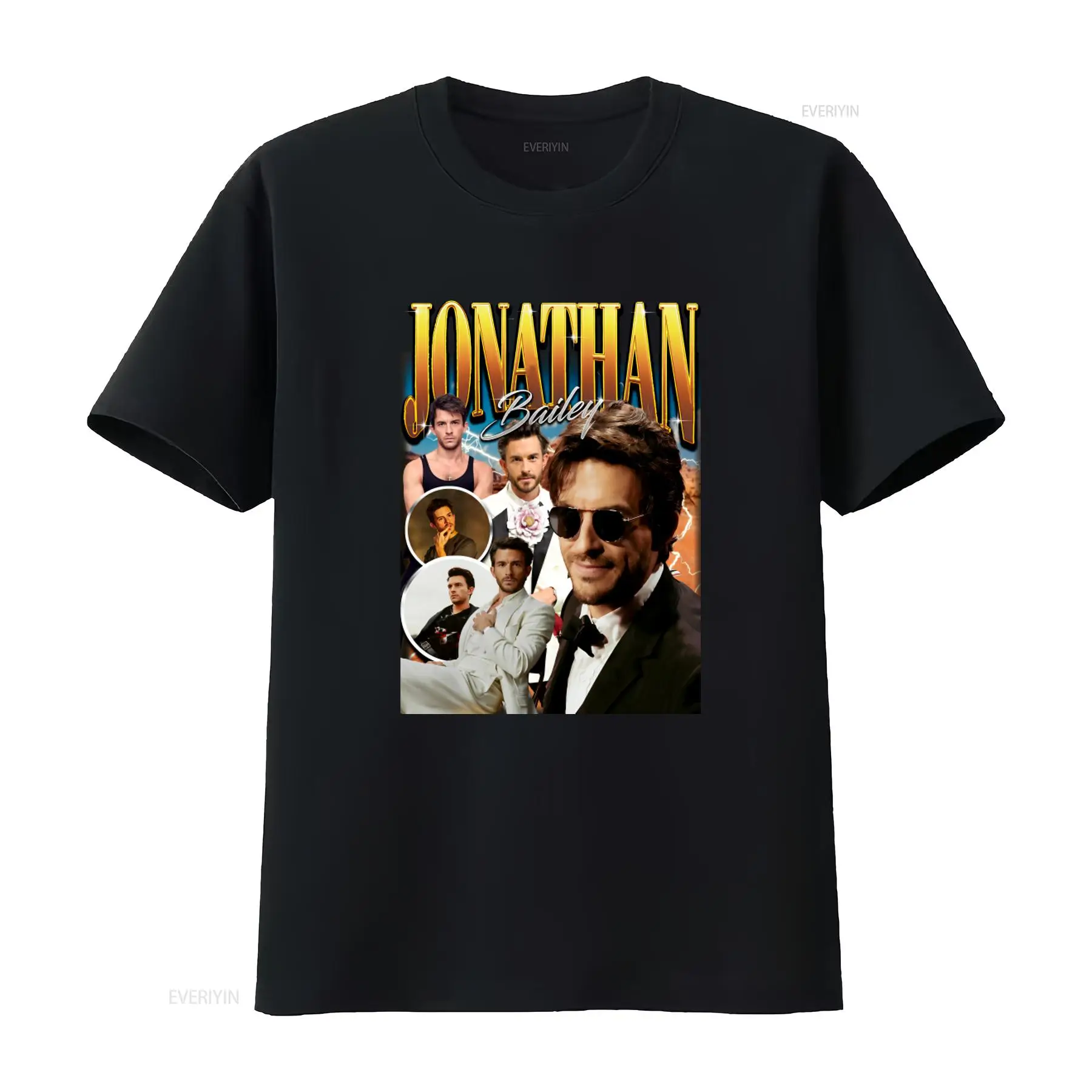 Vintage Fashion Buyer - Jonathan Bailey T-shirt Stijlvolle herenmode met