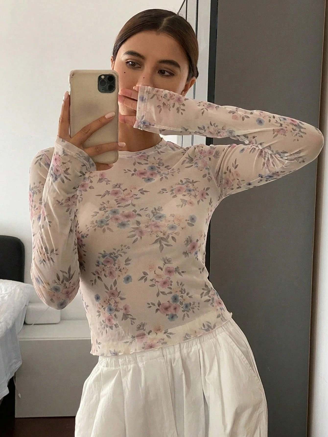Dames 2026 Nieuwe Herfst Bloem - Printed Floral Shirt recensie en prijs