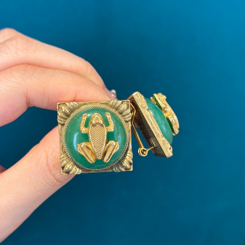 3 kleuren vintage vierkante ge - Vintage Fashion Jewelry Brands recensie en prijs