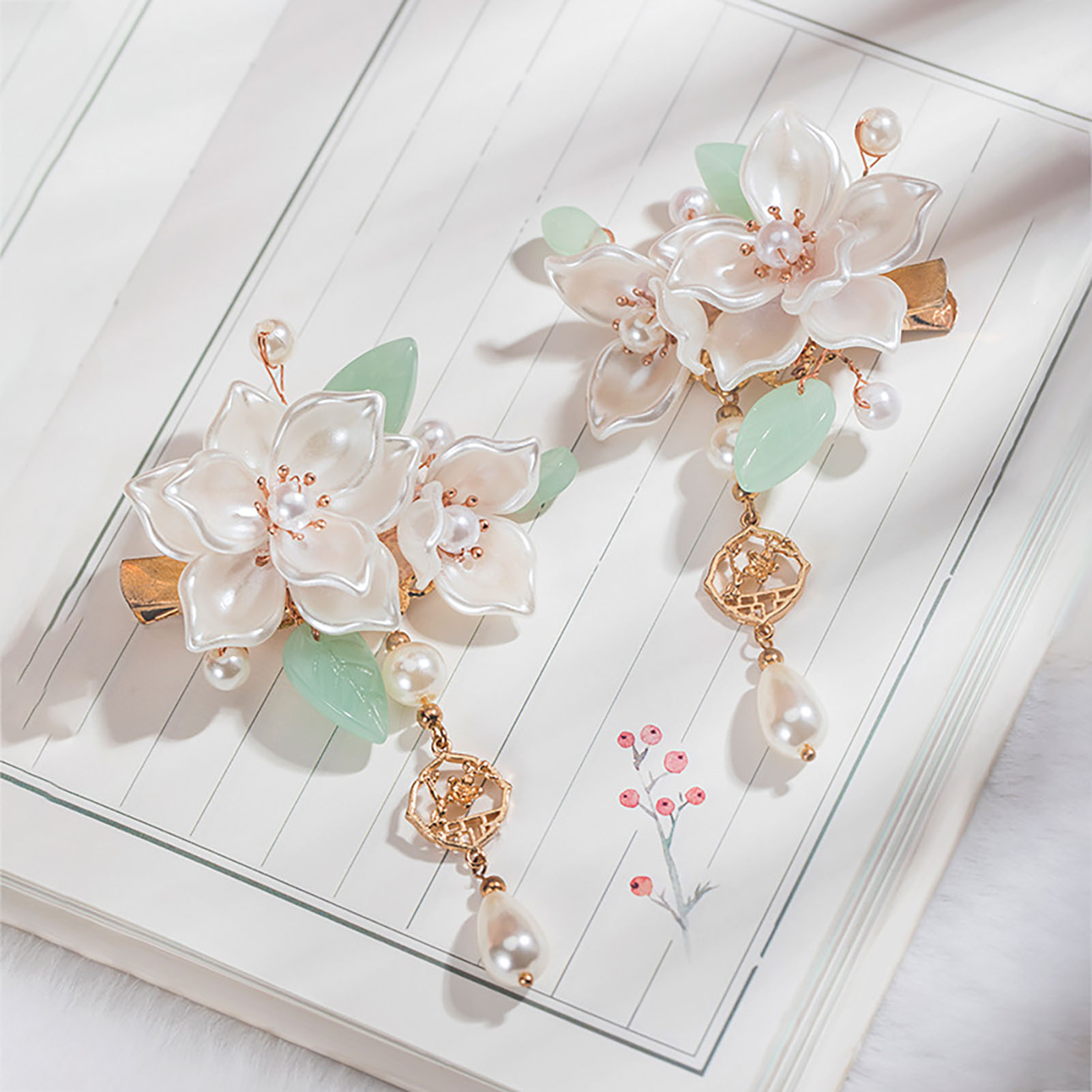 Vintage Camellia Haarclip Eleg - Vintage Fashion Guild recensie en prijs