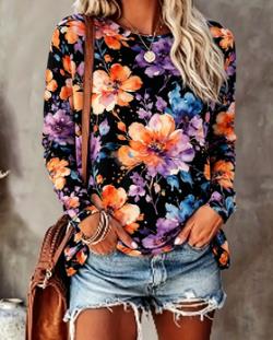 Dames T-shirt met bloemenprint - Printed Floral Shirt recensie en prijs