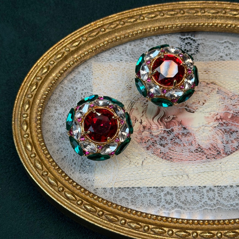 Vintage rode kristallen witte  - Vintage Fashion Jewelry Brands recensie en prijs