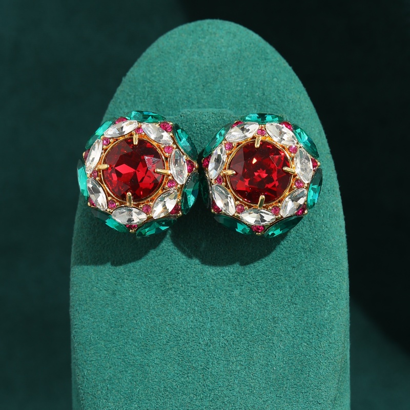 Vintage rode kristallen witte  - Vintage Fashion Jewelry Brands recensie en prijs