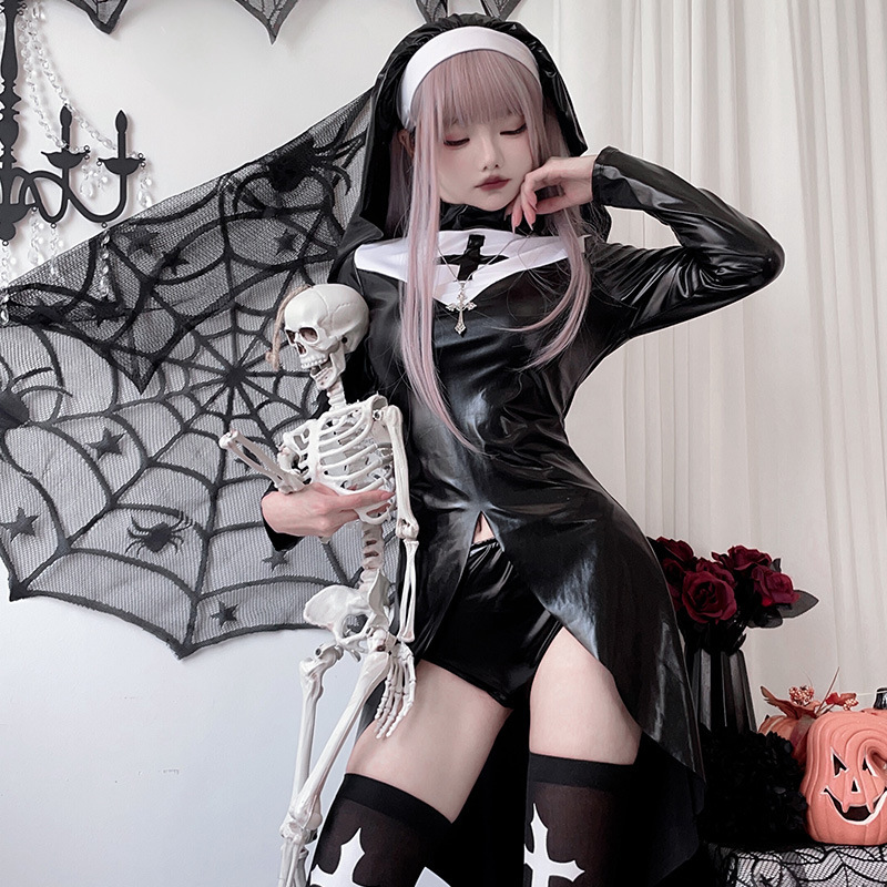 Donkere jurk Halloweenkostuum  - Vintage Fashion Style Female recensie en prijs