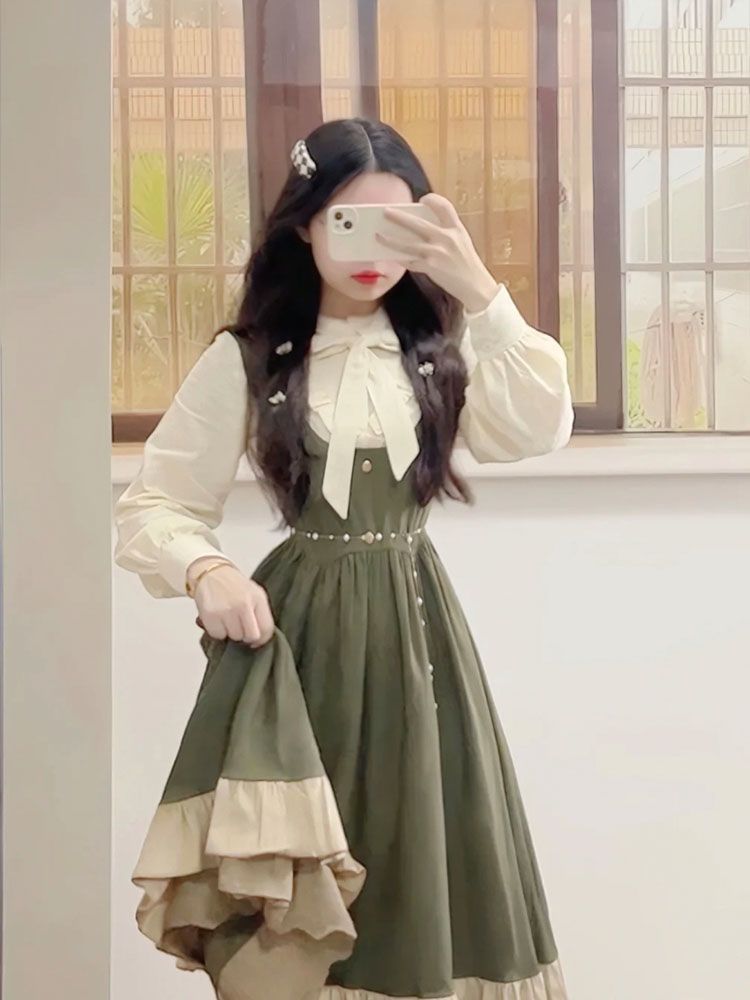 2025 Nieuwe Japanse Koreaanse  - Vintage Fashion Style Female recensie en prijs