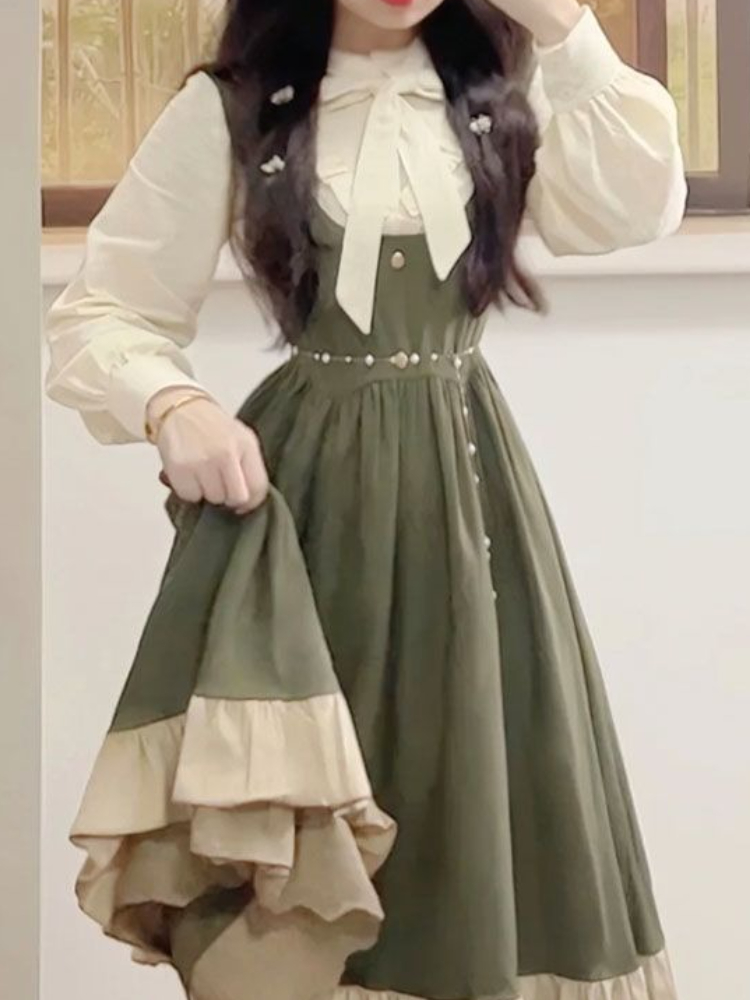 2025 Nieuwe Japanse Koreaanse  - Vintage Fashion Style Female recensie en prijs